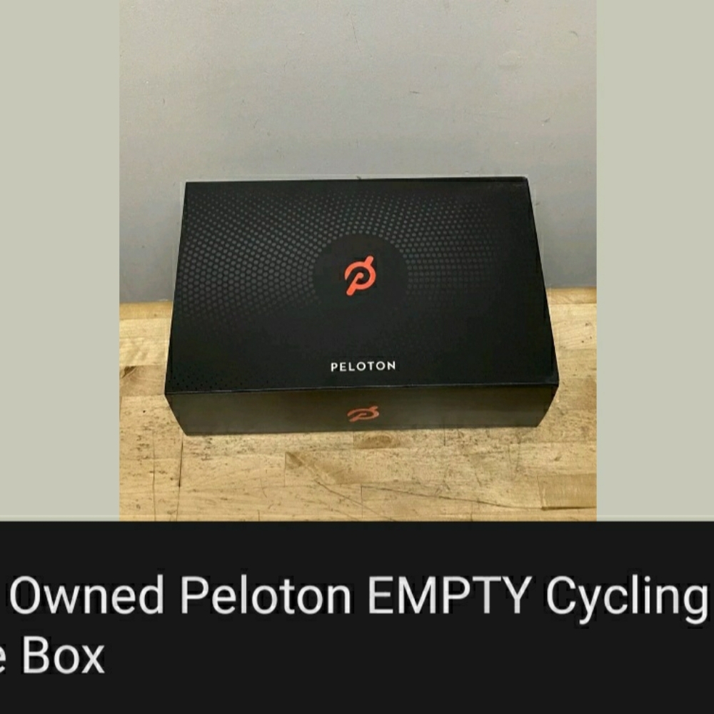 Empty Pelton shoe box